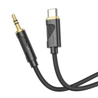 AUX  Hoco UPA30 Type-C to Jack 3.5 1m black