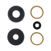 Стекло камеры для Xiaomi Note 13 Pro (4G) (комплект 3 шт.)