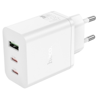    Hoco N50 USB/ 2 Type-C PD 45W white