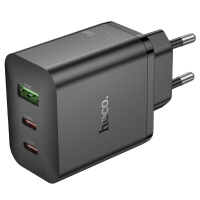    Hoco N51 USB/ 2 Type-C PD 65W black