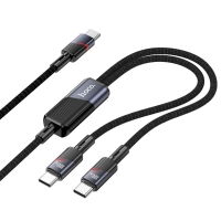  Hoco U139 21 Type-C to Type-C/ Type-C PD 100W 1.2m black