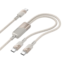  Hoco U139 21 Type-C to Type-C/ Type-C PD 100W 1.2m gold