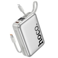 Power bank Hoco Q39 20000mAh 22.5W+PD 20W +  21 Type-C/ Lightning silver