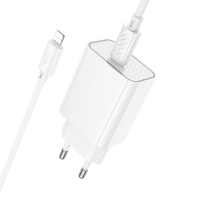    Hoco C143A Type-C PD white +  Type-C to Lightning