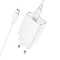    Hoco C143A Type-C PD white +  Type-C to Type-C