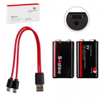   Soshine 6F22, 9 B, 2 ., c , (3700mWh),   USB Type-C | 3-12 .  | , , 